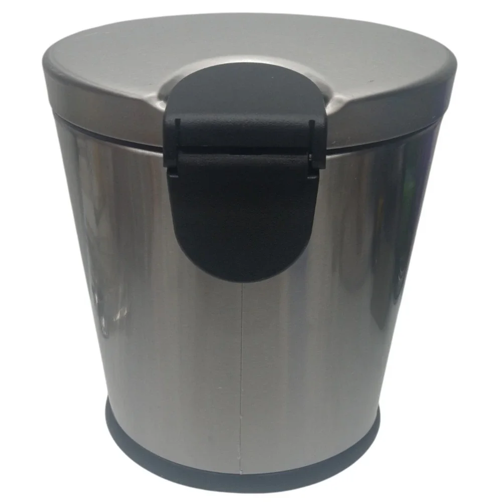 Stainless Steel Better Homes & Gardens 1.3 Gallon Step Trash Can, Bathroom Size